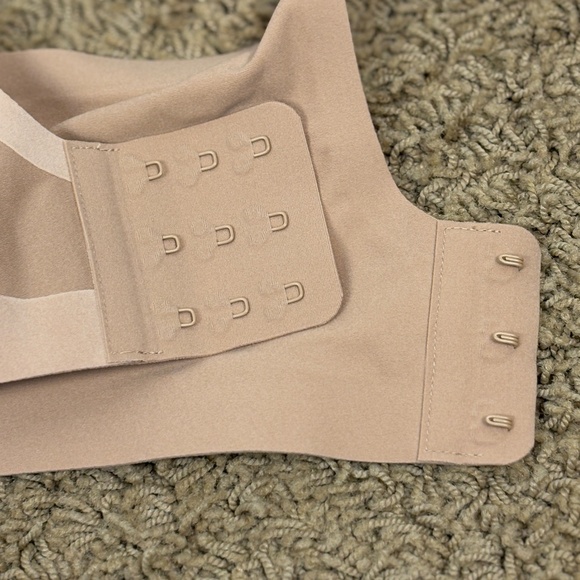 NWT HoneyLove Womens Silhouette Wireless Bonded Support Bra Sz L 38 B/C Sand - Picture 9 of 11